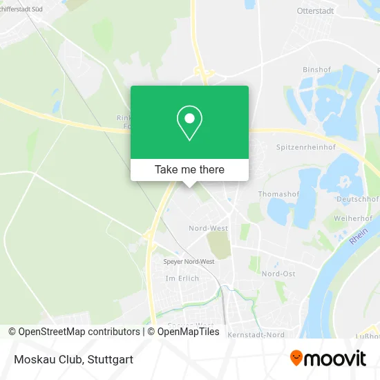 Moskau Club map