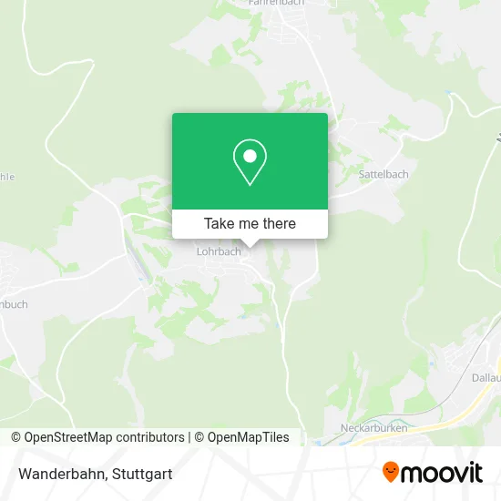 Wanderbahn map