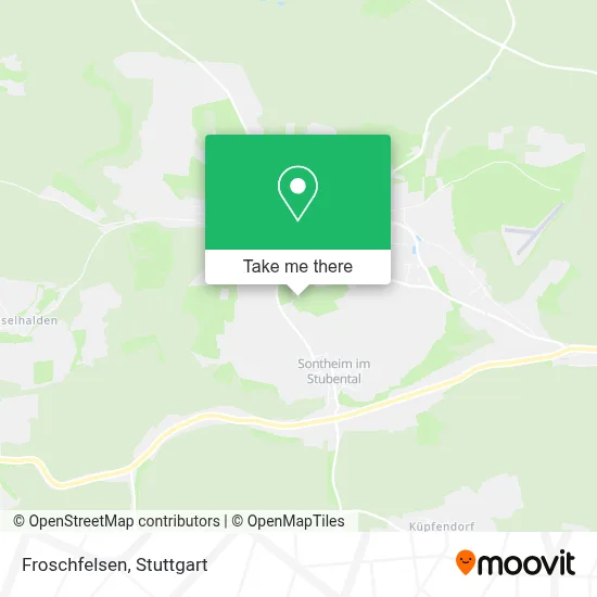Froschfelsen map