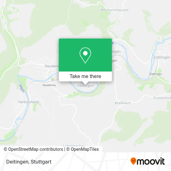 Deitingen map