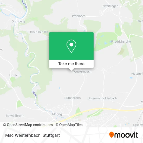 Msc Westernbach map