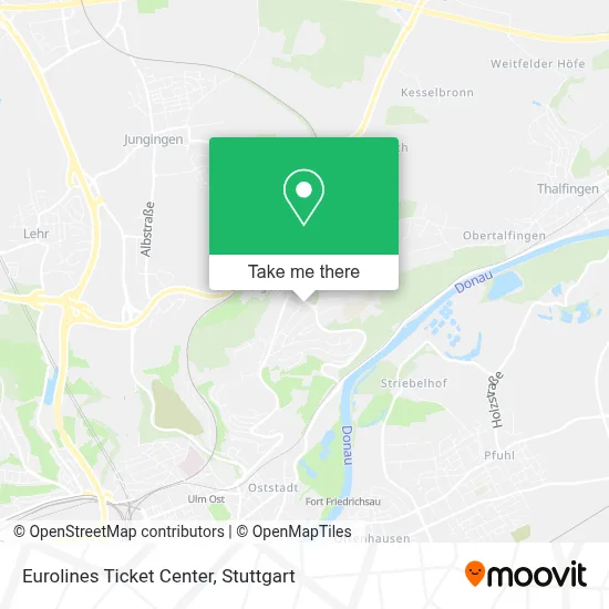Eurolines Ticket Center map