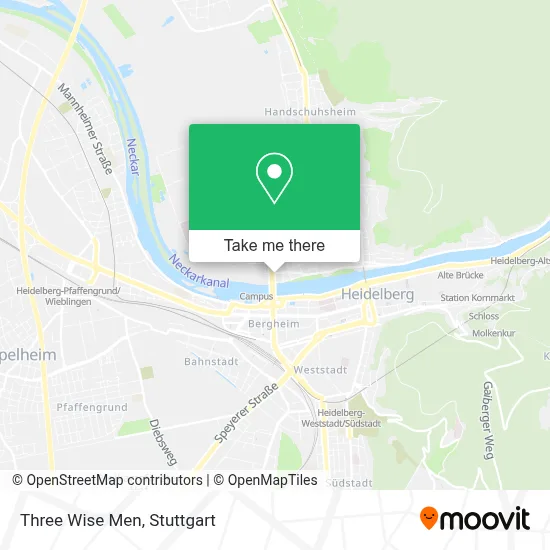 Three Wise Men map
