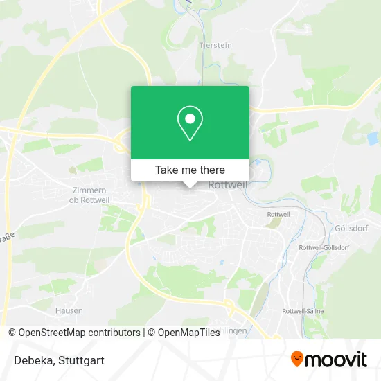 Debeka map