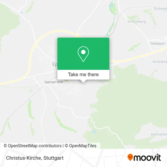 Christus-Kirche map