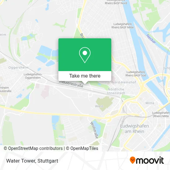 Wasserturm map