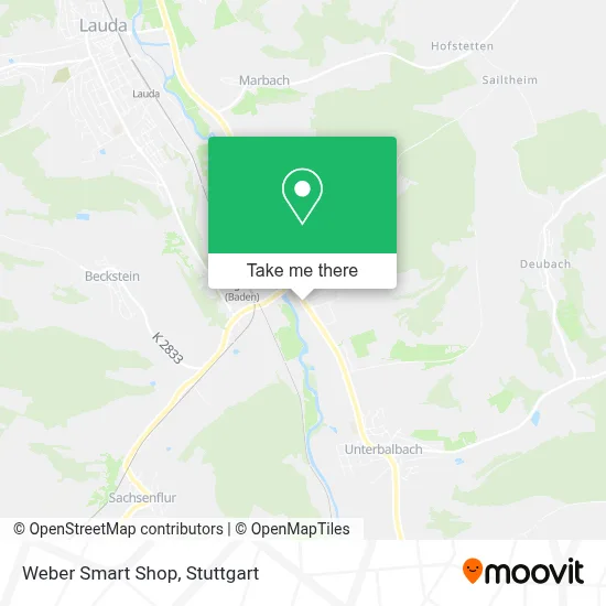 Weber Smart Shop map
