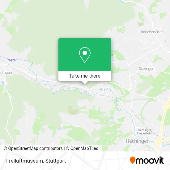 Freiluftmuseum map