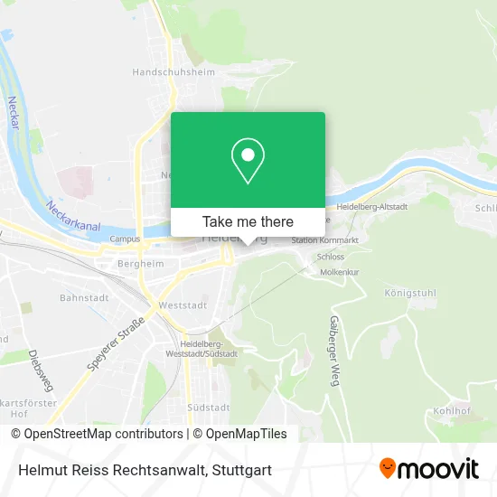 Helmut Reiss Rechtsanwalt map