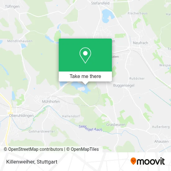 Killenweiher map