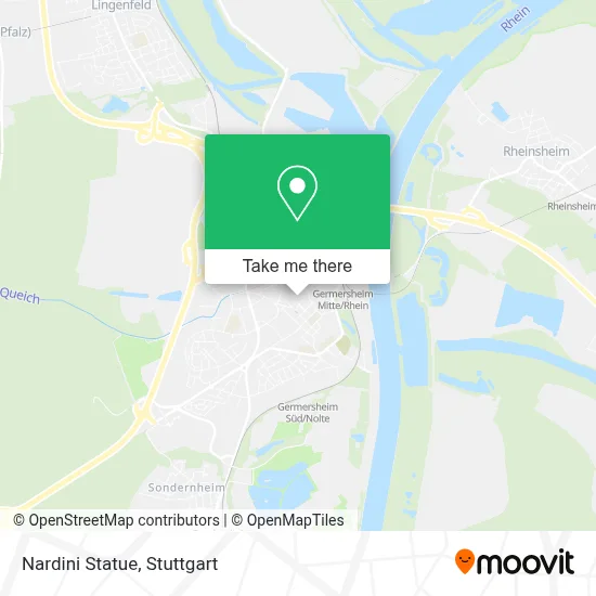 Nardini Statue map