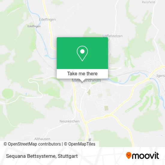 Sequana Bettsysteme map
