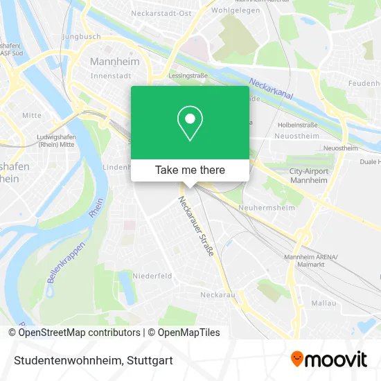 Studentenwohnheim map