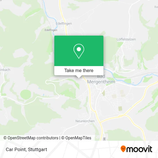 Car Point map