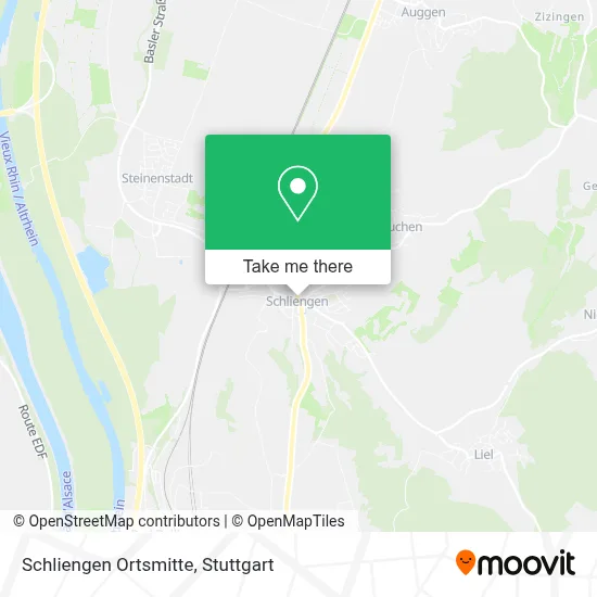 Schliengen Ortsmitte map