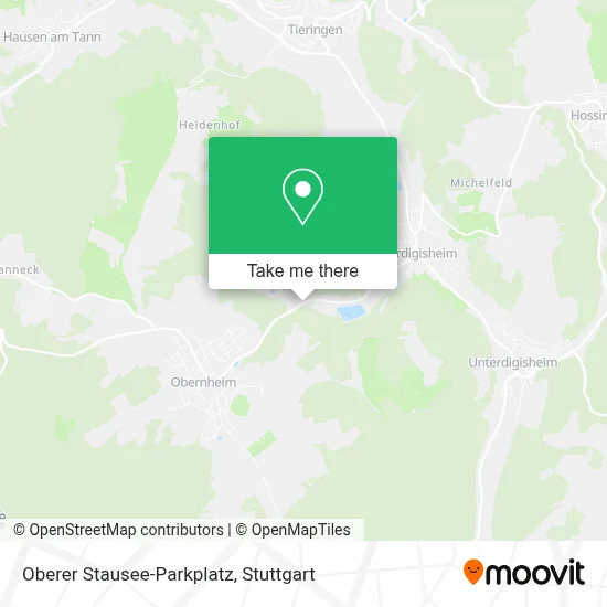 Oberer Stausee-Parkplatz map