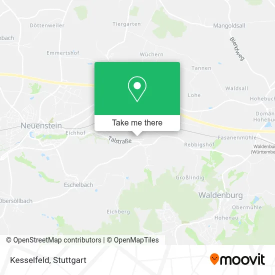 Kesselfeld map