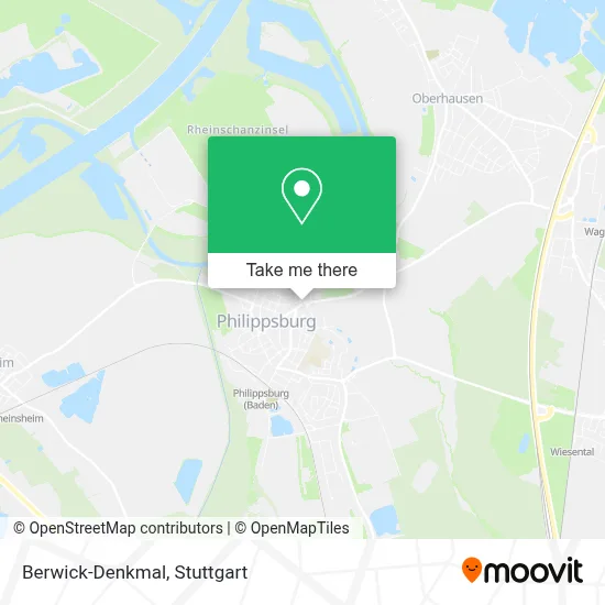 Berwick-Denkmal map