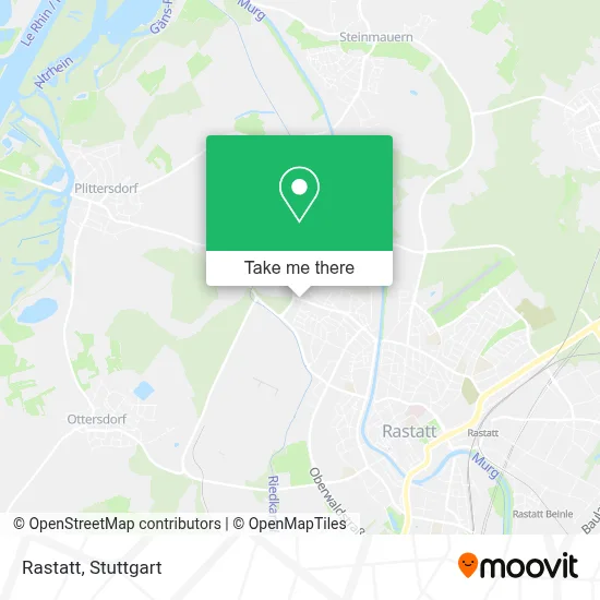 Rastatt map