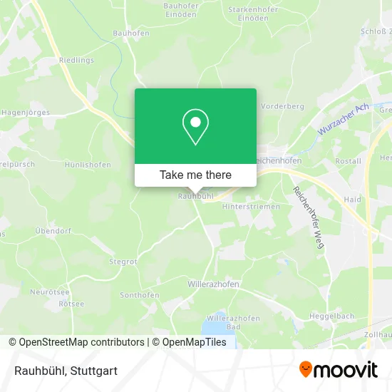 Rauhbühl map