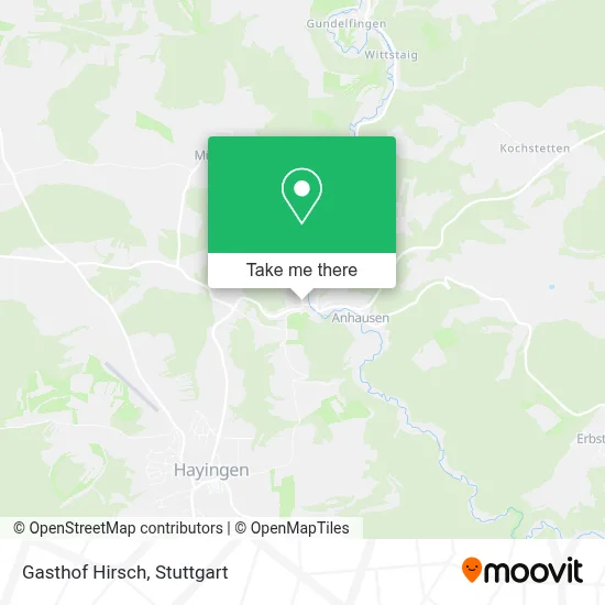 Gasthof Hirsch map