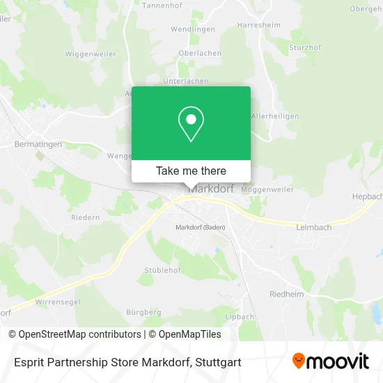Esprit Partnership Store Markdorf map