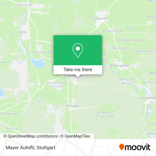Mayer Autofit map
