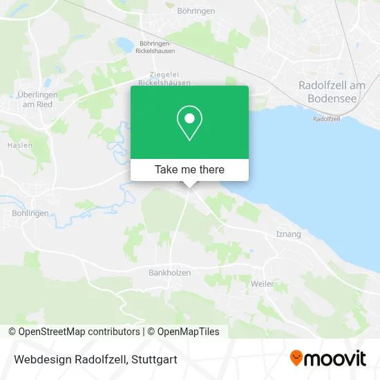 Webdesign Radolfzell map