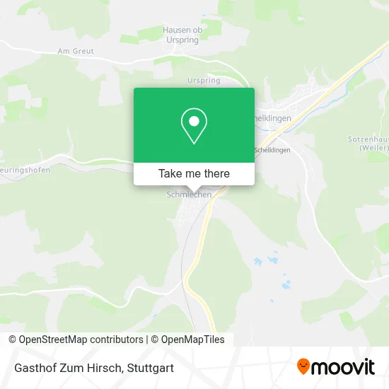 Gasthof Zum Hirsch map