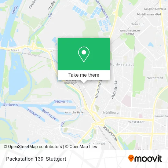 Packstation 139 map
