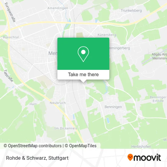 Rohde & Schwarz map