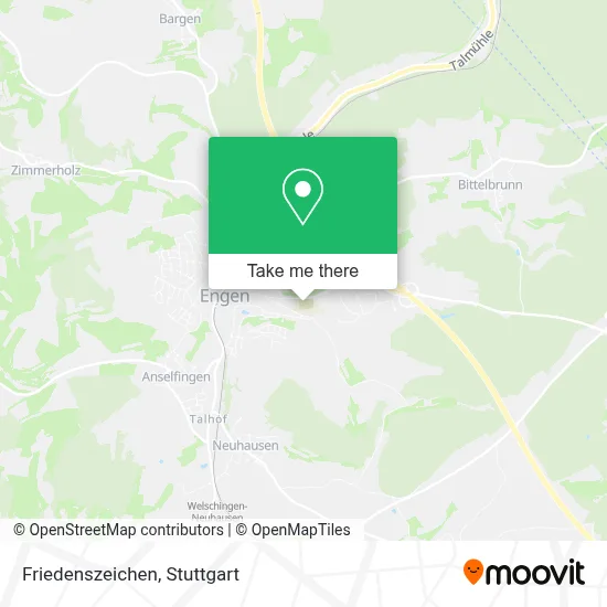 Friedenszeichen map