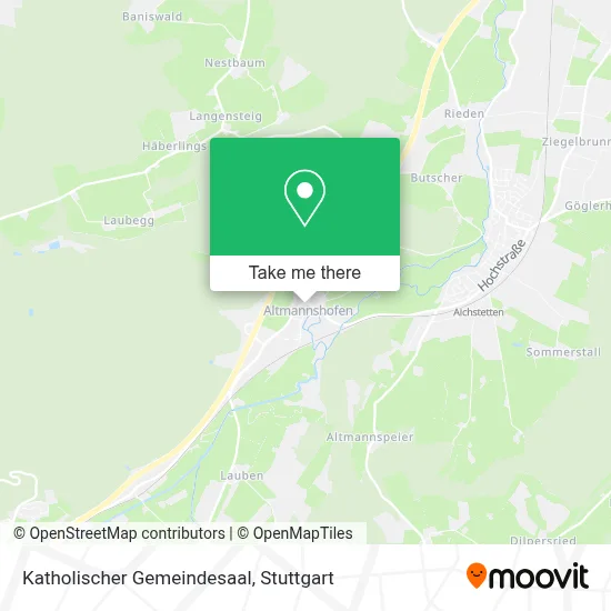 Katholischer Gemeindesaal map