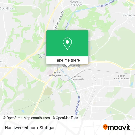 Handwerkerbaum map