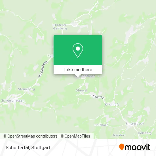 Schuttertal map