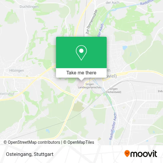 Osteingang map