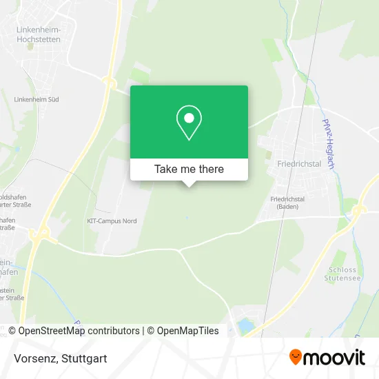 Vorsenz map
