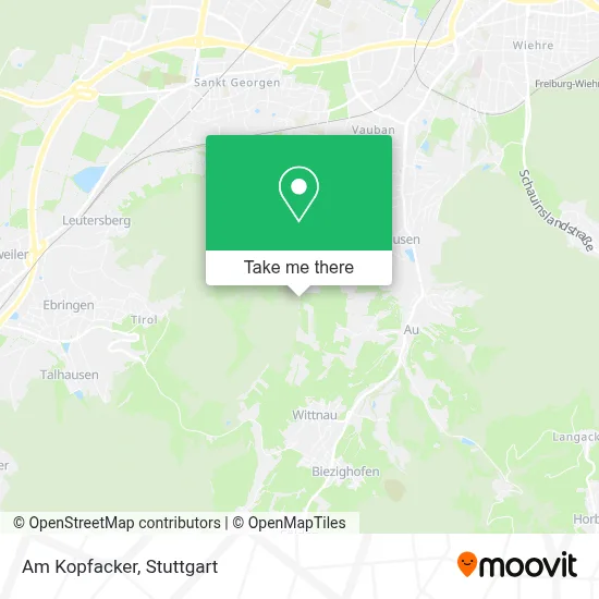Am Kopfacker map