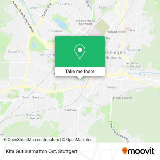 Kita Gutleutmatten Ost map