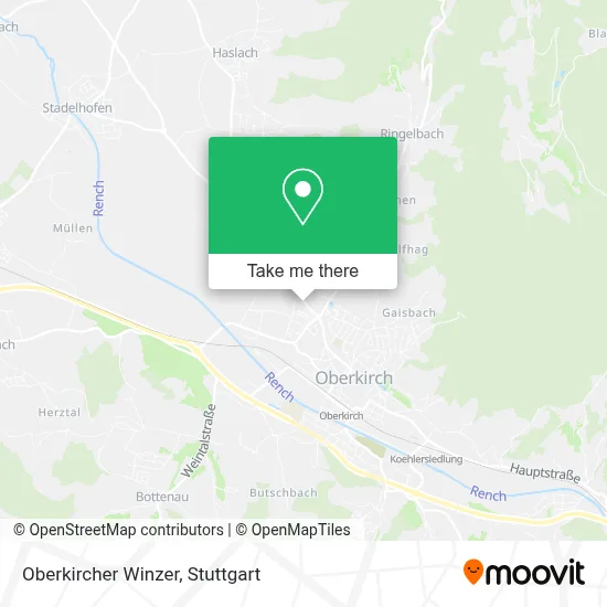 Oberkircher Winzer map