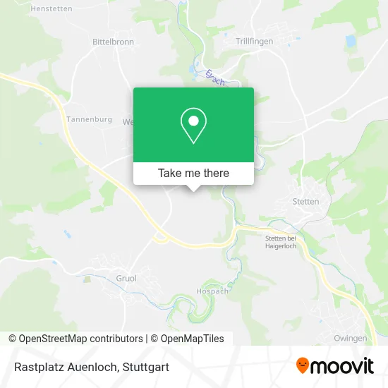 Rastplatz Auenloch map
