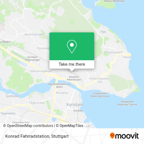 Konrad Fahrradstation map