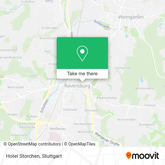 Hotel Storchen map