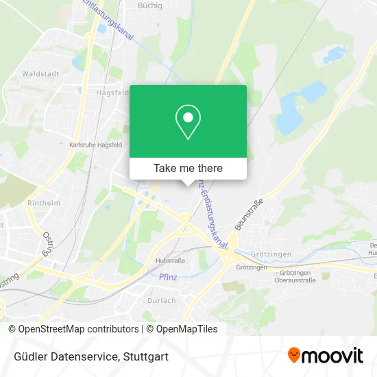 Güdler Datenservice map