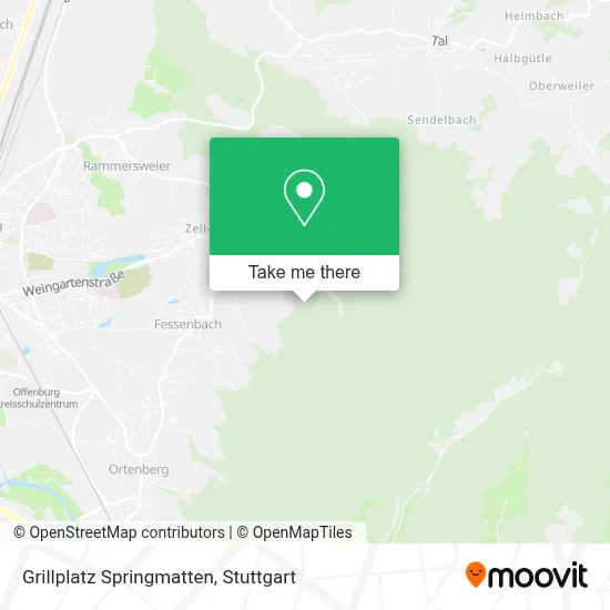 Grillplatz Springmatten map