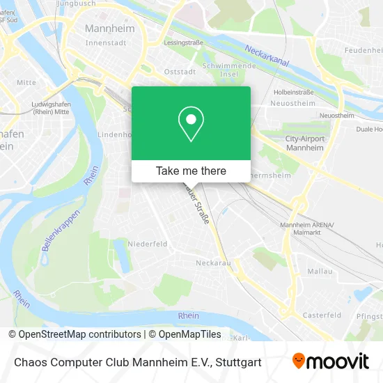 Chaos Computer Club Mannheim E.V. map