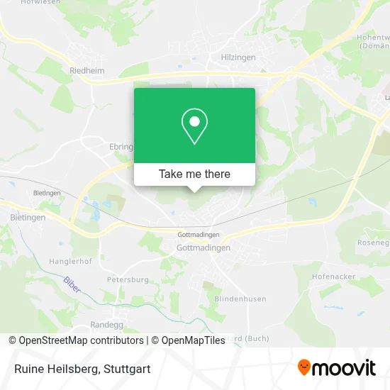 Ruine Heilsberg map