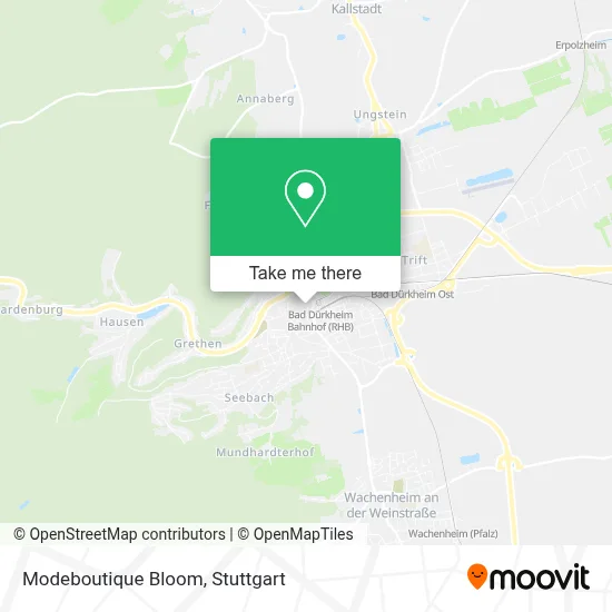 Modeboutique Bloom map