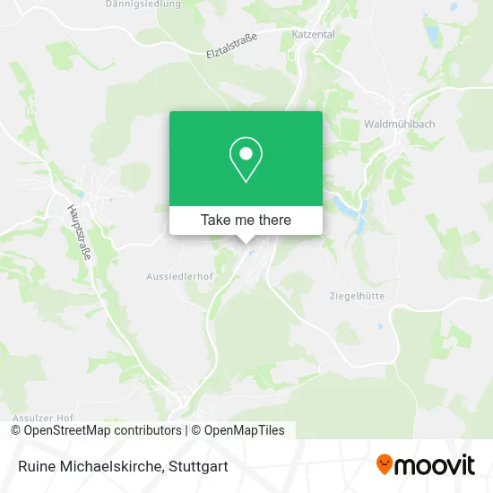 Ruine Michaelskirche map