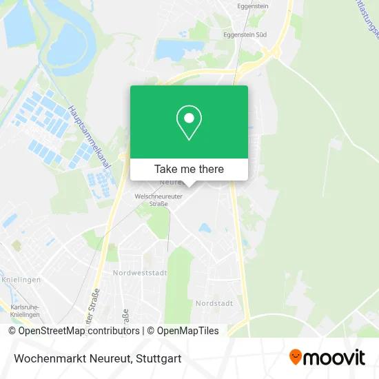Wochenmarkt Neureut map